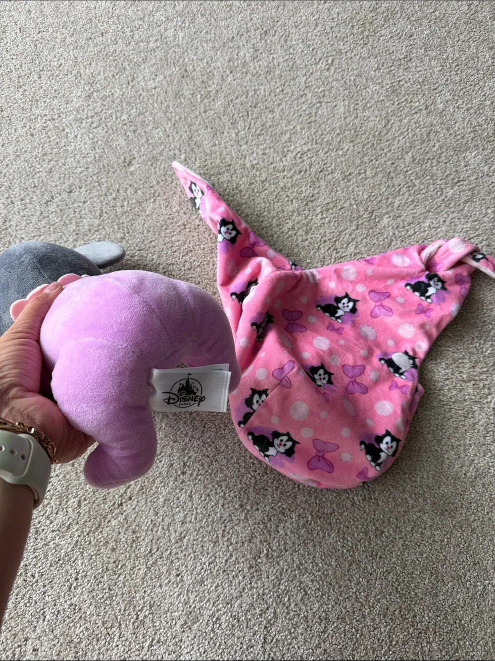 Disney Parks Baby Minnie Mouse Plush in Swaddle Blanket Pouch Plush